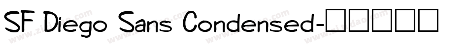 SF Diego Sans Condensed字体转换